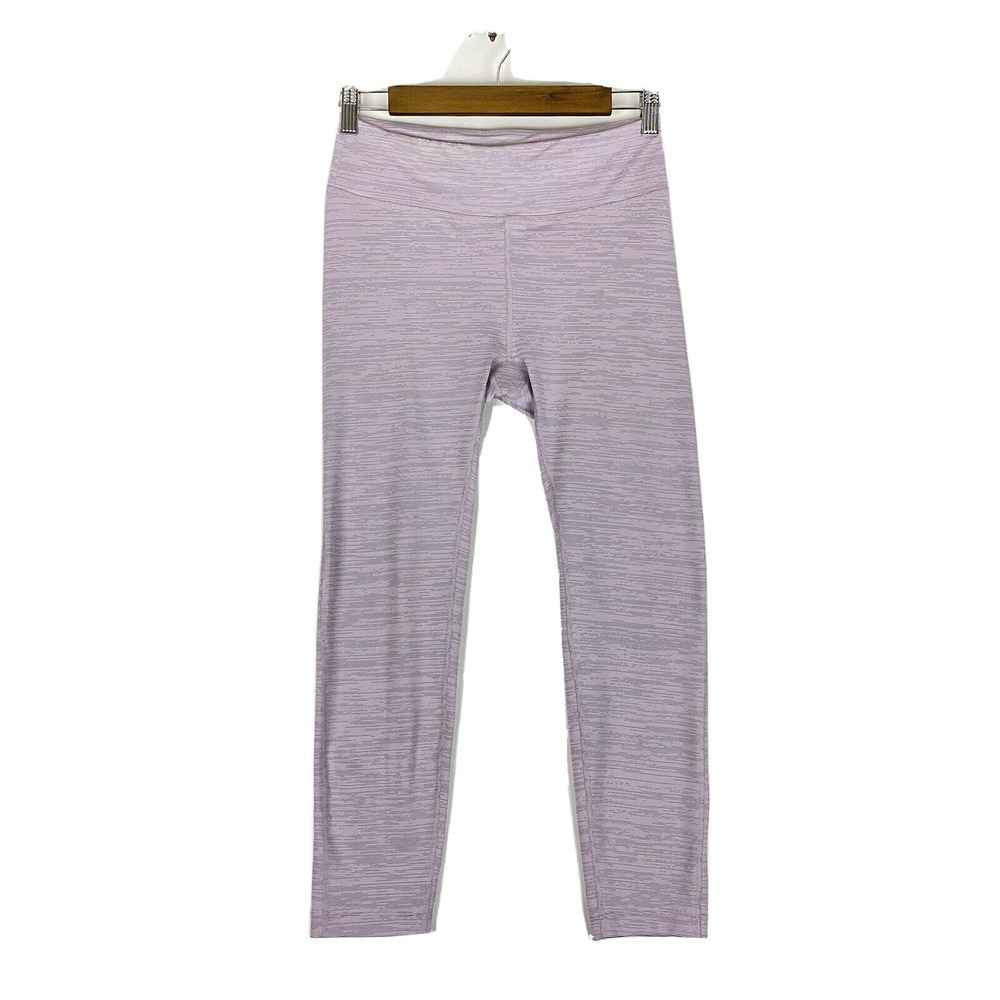 Outdoor Voices Leggings Crop Womens Size Medium Purple Stretch Yoga Run